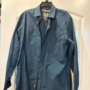 KUHL M Men's Blue Long-sleeve Shirt